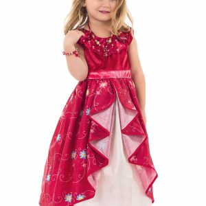 Sale - Prinsessenjurk - Ruby - fuchsia