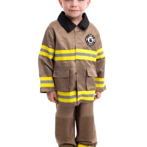 Brandweerman - verkleedset - 116/122 - L (5-7 jaar)
