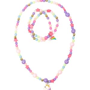 Ketting + 2 x armband kralen - Cheerful Unicorn (Great Pretenders)