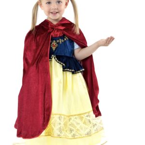 Cape met capuchon - Rood - Voor bij je Belle jurk