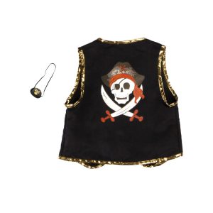 Piratenvest -  Verkleedset - Ooglapje