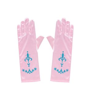 Prinsessen handschoenen met glitters - Roze (24cm)