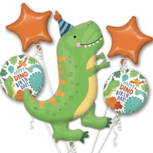 Folie ballonnen - 5 stuks - helium ballonnen - Dinosaurus