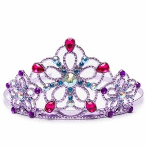 Prinsessen kroon - lila - zilver