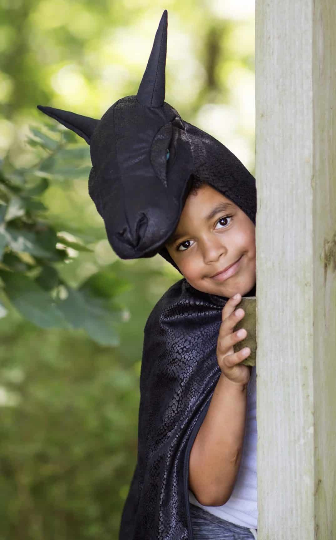 Midnight Dragon Cape Prinsessenjurk.nl