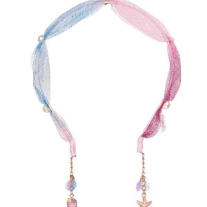 Fuchsia Zeemeermin tiara Adrielle - Souza