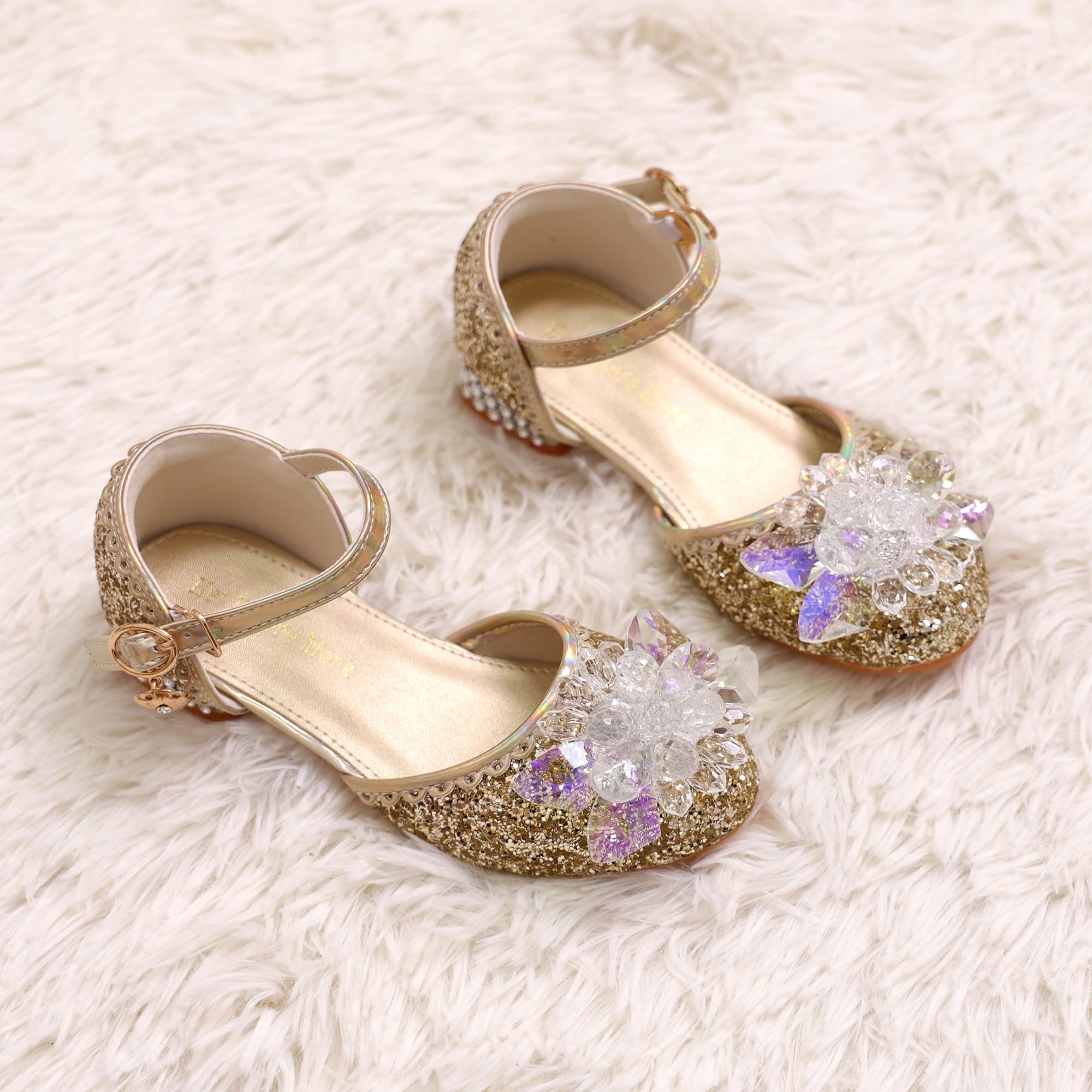 Het Betere Merk prinsessenschoenen goud v1