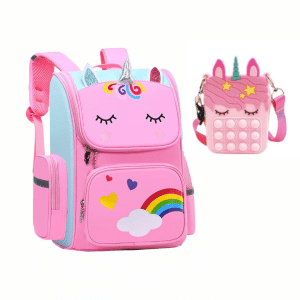 Unicorn rugzak - Eenhoorn rugtas - Roze - 40 X 27 X 15 CM
