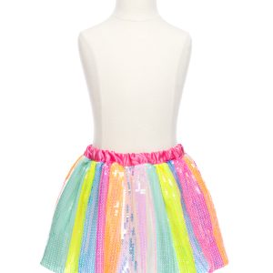 Great Pretenders - Regenboog pailletten rok - 4-6 jaar