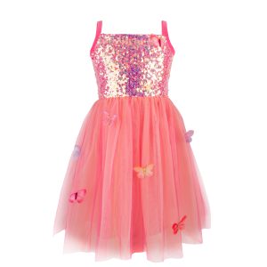 Vlinderjurk fuchsia www.prinsessenjurk.nl