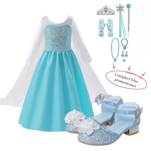 Prinsessenpakket Elsa Blauw